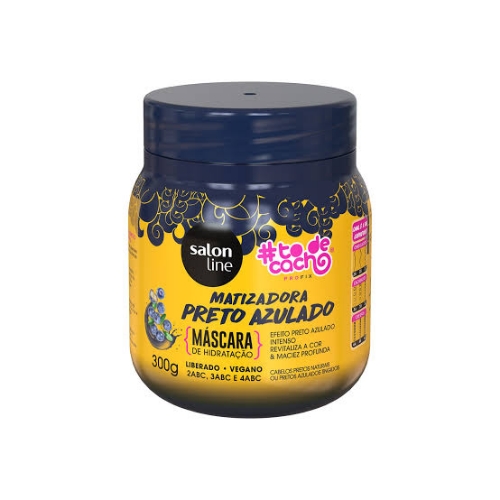 Mascara Salon Line Matizadora Preto Azulado 300g