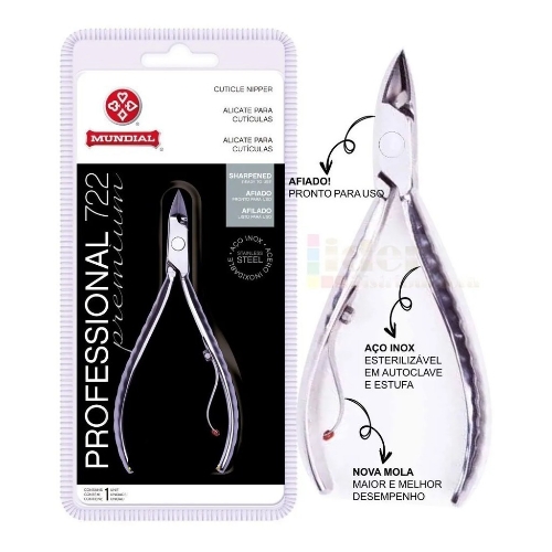 Alicate De Cuticula Mundial 722 Profissional
