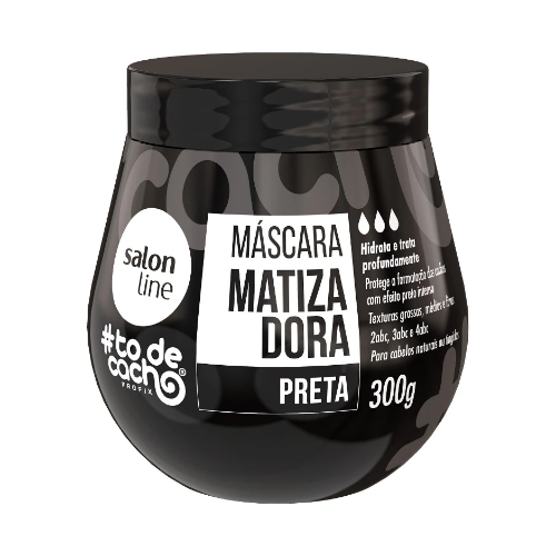 Mascara Salon Line Matizadora Preto 300g