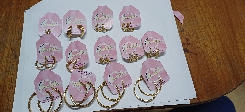 Zarcillos aros dorados 2.5
