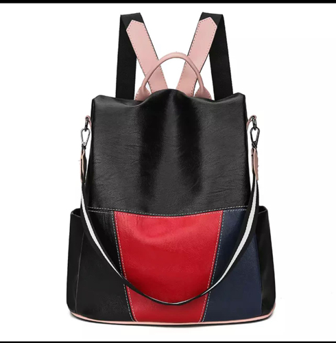 Mochila negra con rojo