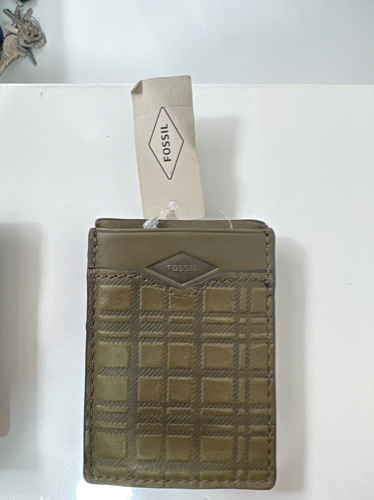 Money Clip verde Fossil