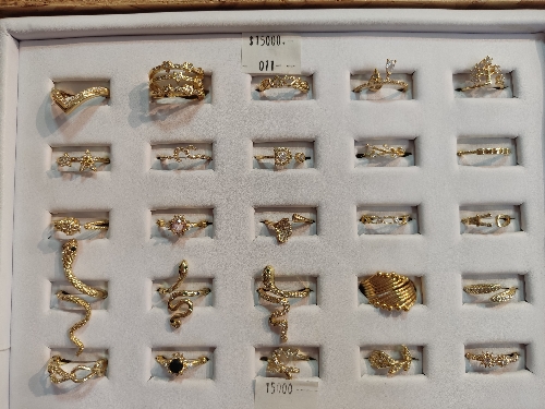 Anillo goldfield con Murano (011)