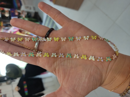 Chocker mariposas colores pastel
