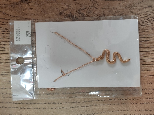 Collar de serpiente rodio