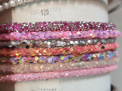 Diadema con brillos escarchada (269)