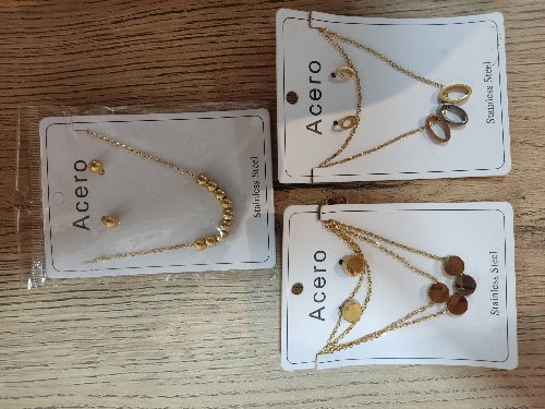 Juego de collar en Acero inoxidable