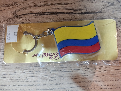 Llavero bandera colombia