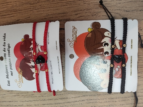 Pulsera pareja imán de corazón