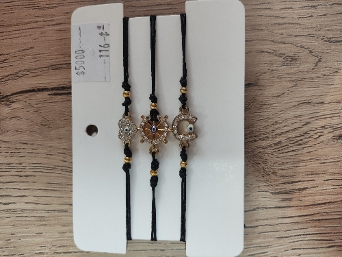 Pulsera hilo dije Murano  (116)