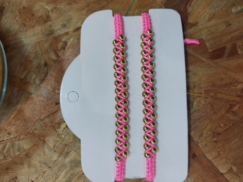 Pulsera macramé balín (475)