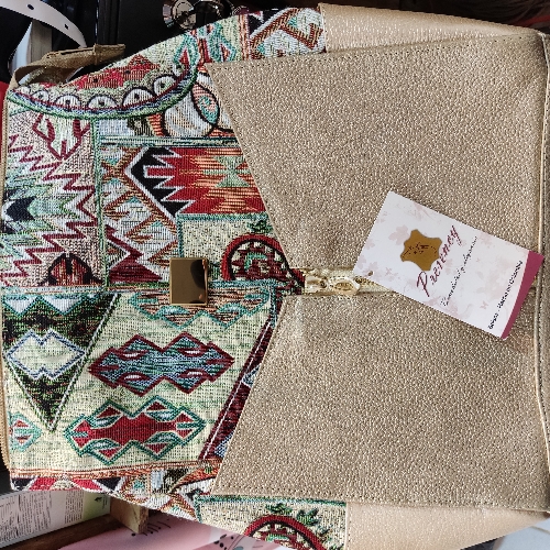 Morral de cuero dama