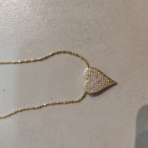 Collar dije corazón Murano