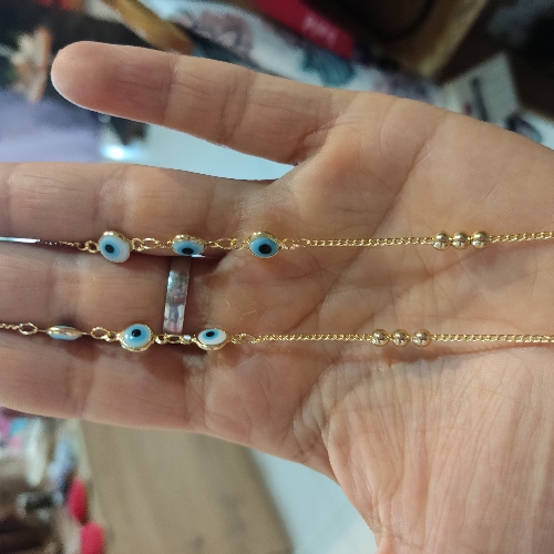 Chocker ojos turcos con balines