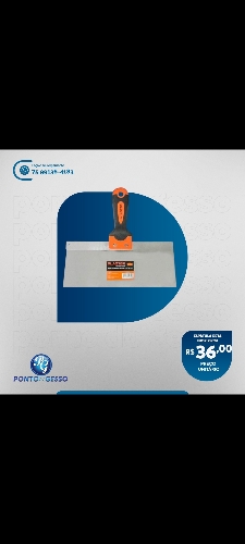 ESPATULA RETA INOX 25cm