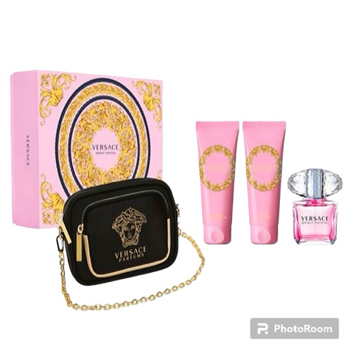Versace Bright Cristal 4 piezas EDT 90ml Dama