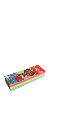 Piteira de papel honeypuff slim colorida