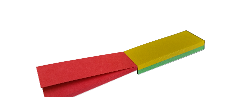Piteira de papel colorida slim