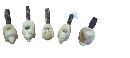 Pipe de semente e madeira jarina e tucum
