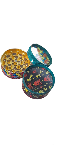 Dichavador caveira colorida 3 partes