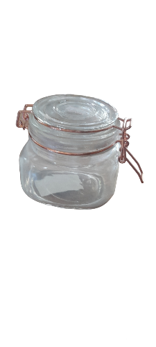 Pote de vidro grande cobre