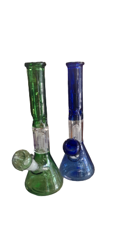 Bong de vidro perculator colors 29,5 cm