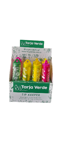 Piteira de vidro tarja verde kit