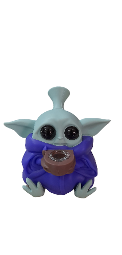Bong de silicone baby yoda 10cm