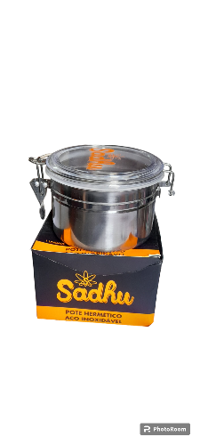 Pote hermético sadhu aço inox 224g
