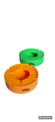 Cinzeiro de silicone sadhu medio c/ tampa