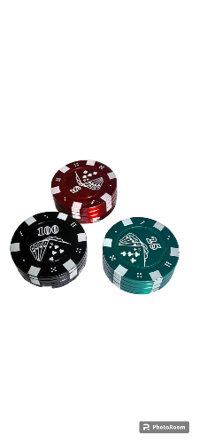 Dichavador ficha de poker 2 partes
