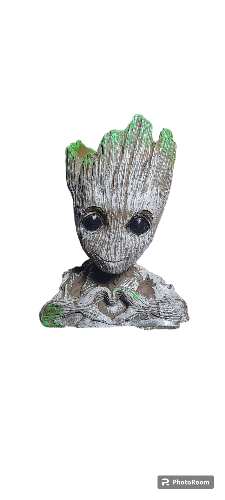 Boneco vaso planta groot