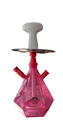 Narguile medio rosa diamond c/ led