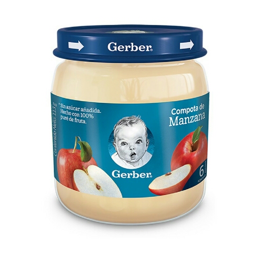 Compota gerber manzana