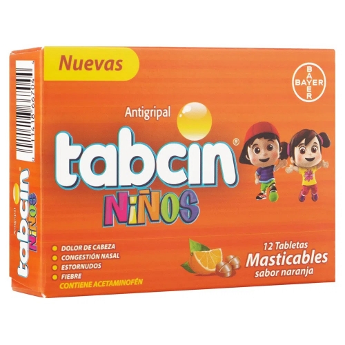 Tabcin niño Tabletas Masticables