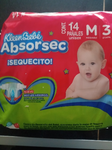 Pañal chico pieza