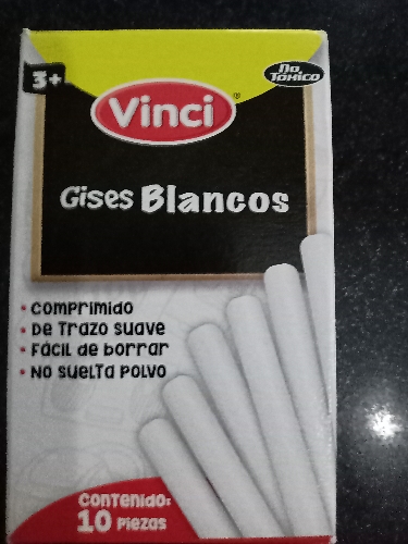 Gis blanco pieza