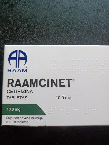 Cetirizina tabletas 10.0mg