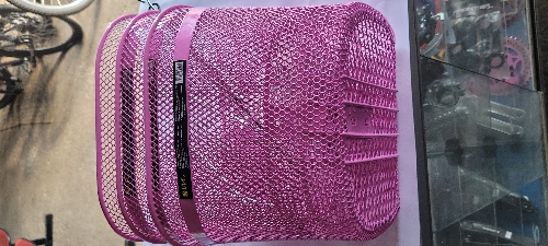 Cesta aro 20 aço rosa
