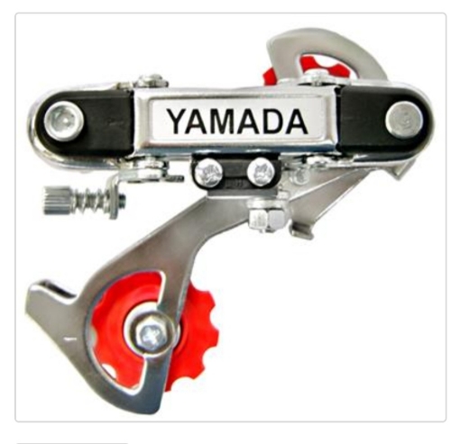 [6610YZ] Câmbio traseiro cromado Yamada