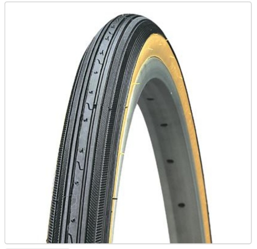 Pneu 27x1.1/4 c/faixa amarela kenda