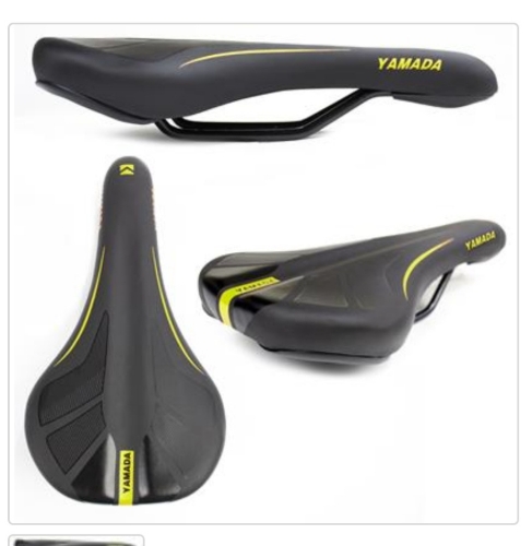 Selim mtb pto/amarelo Yamada