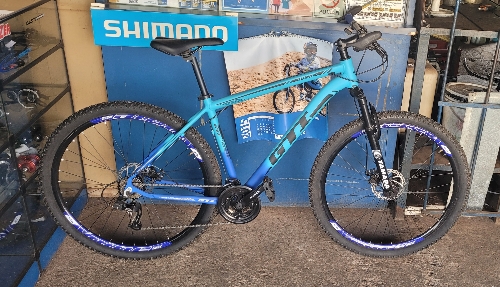 Bicicleta aro 29 azul alumí,gti roma