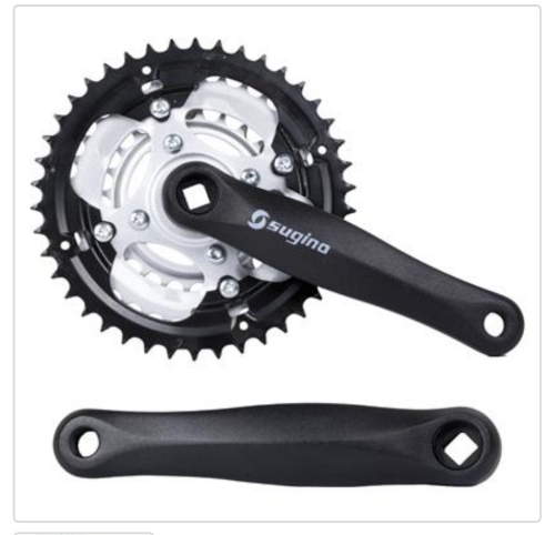 Pedivela alumí,170mm,pto/prata sugino