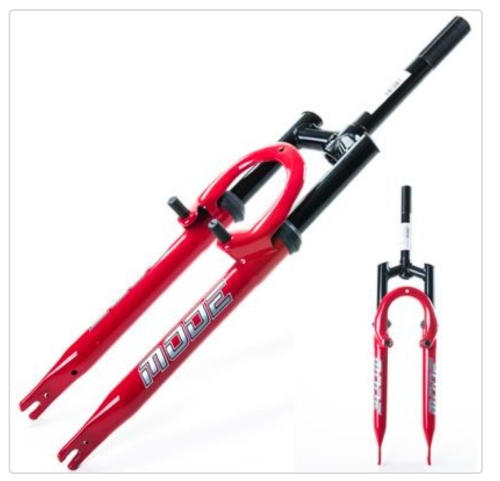 Garfo suspensão 26 mtb aço verm,mode