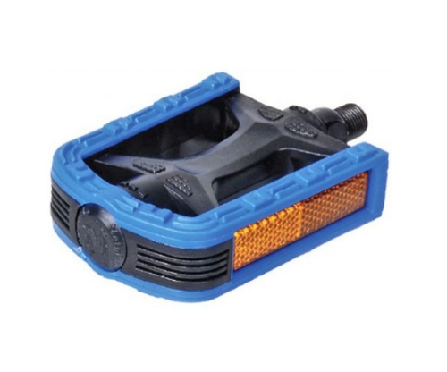 Pedal 1/2 bicolor azul Royal cicle