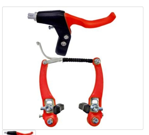 Freio v-breke nylon vermelho