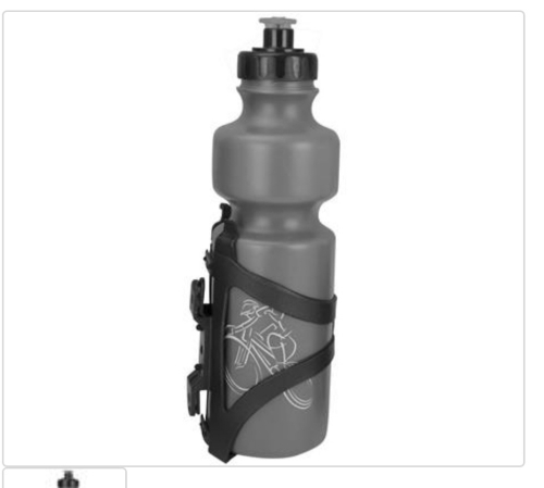 Garrafa plástico 750ml cinza