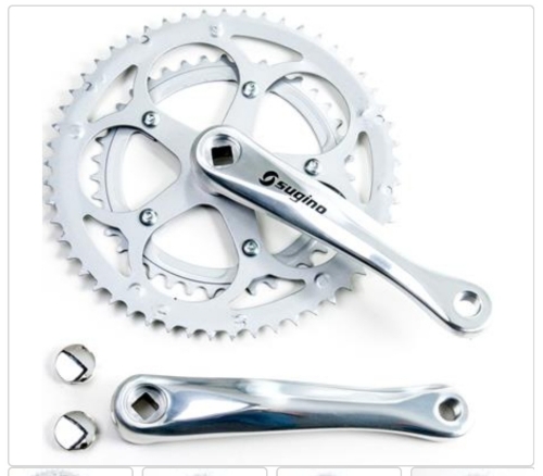 Pedivela aço cromado 170mm 39/53  sugino