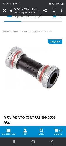 Movi central sm-bb52 shimano